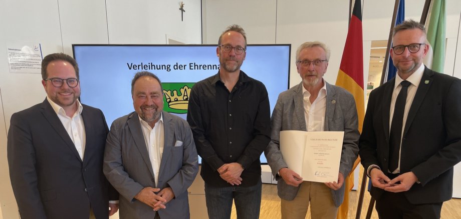 Verleihung der Ehrennadel des Landes Rheinland-Pfalz