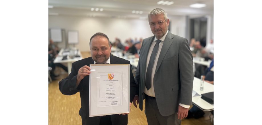 Ernennung des Bürgermeisters Herr Schomisch
