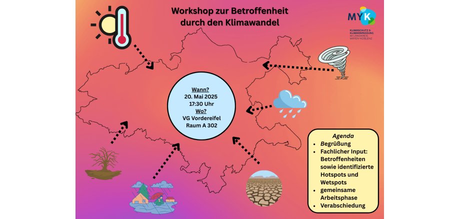 Verweis auf Veranstaltung zum Klimawandel