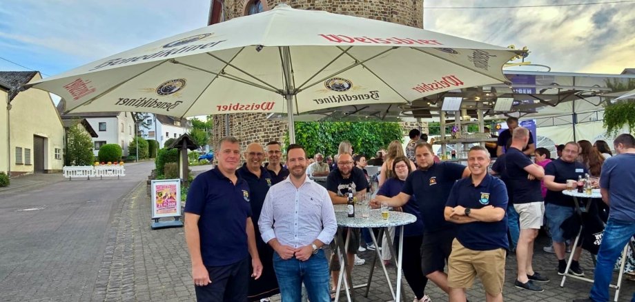 Das Bild zeigt Bürgermeister Timo Kanzinger beim Feuerwehrfest in Herresbach Das Bild zeigt Bürgermeister Timo Kanzinger beim Feuerwehrfest in Herresbach