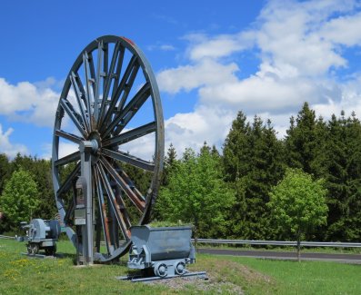 Hier sehen Sie das Grubenrad in Langenfeld