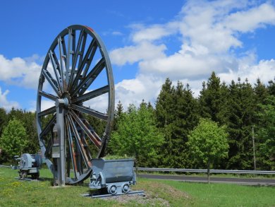 Langenfelder Grubenrad Hier sehen Sie das Grubenrad in Langenfeld