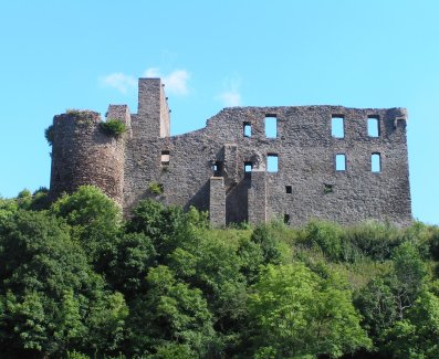 Hier sehen Sie die Burg von Virneburg