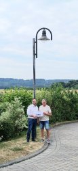 Das Bild zeigt Bürgermeister Kanzinger und Ortsbürgermeister Erwin Augel
